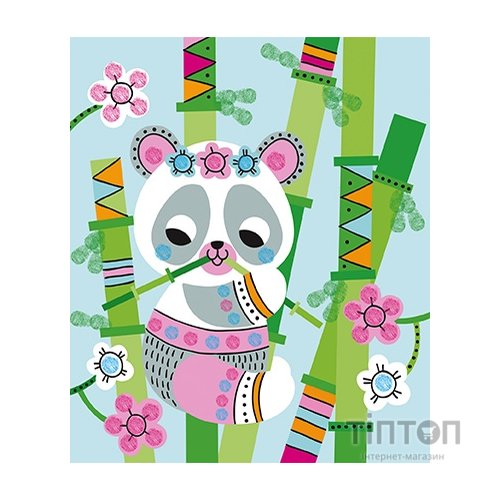 Набір для творчості Janod Пальчиковые краски Панда и ее друзья (J07812)