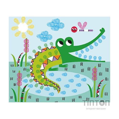 Набір для творчості Janod Пальчиковые краски Панда и ее друзья (J07812)