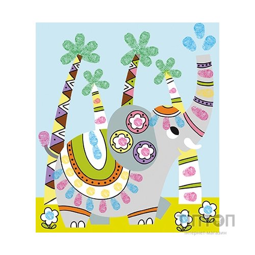 Набір для творчості Janod Пальчиковые краски Панда и ее друзья (J07812)