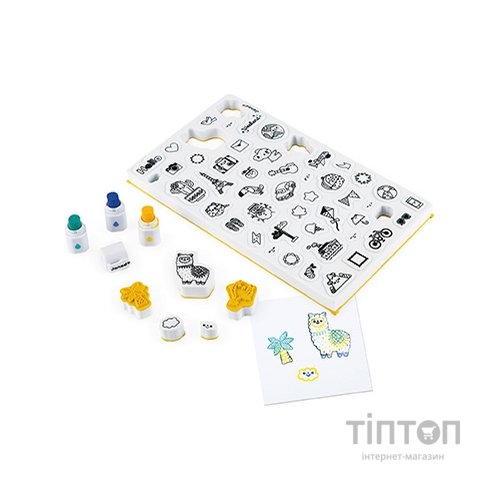 Набір для творчості Janod Штампы Мир 50 шт. (J07800)