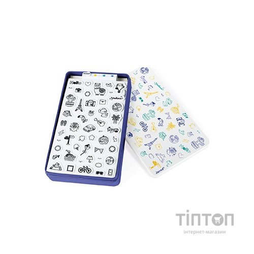 Набір для творчості Janod Штампы Мир 50 шт. (J07800)