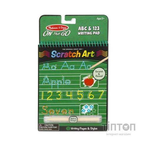 Набір для творчості Melіssa&Doug Альбом царапок Букви і цифри (MD9142)
