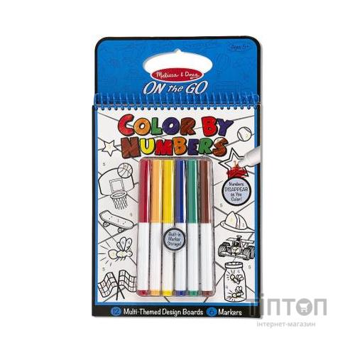 Набір для творчості Melіssa&Doug Кольорова розфарбування по номерах блакитна (MD5378)