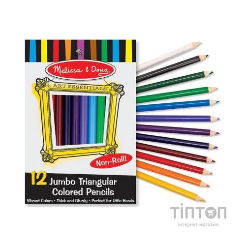 Набір для творчості Melіssa&Doug Кольорові олівці 12 кольорів (MD4119)