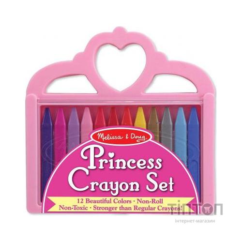 Набір для творчості Melіssa&amp;Doug Крейди полімерні Принцеса 12 кольорів (MD4155)