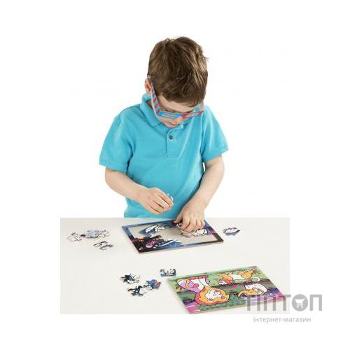 Набір для творчості Melissa&Doug 3D пазли-розмальовки Сафарі / Океан (MD8823)