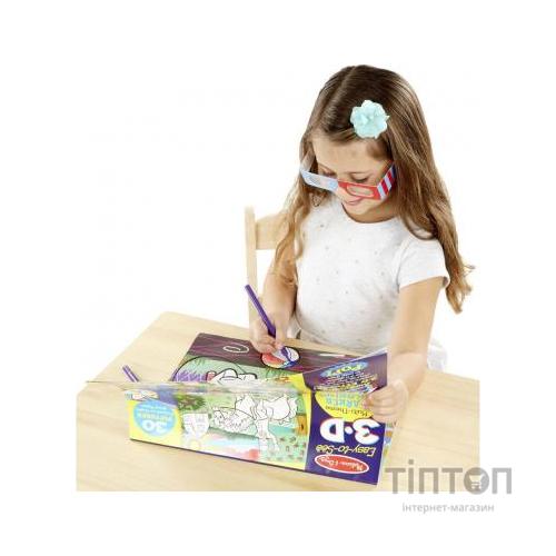 Набір для творчості Melissa&Doug 3D розмальовка по точках для дівчаток (MD9963)