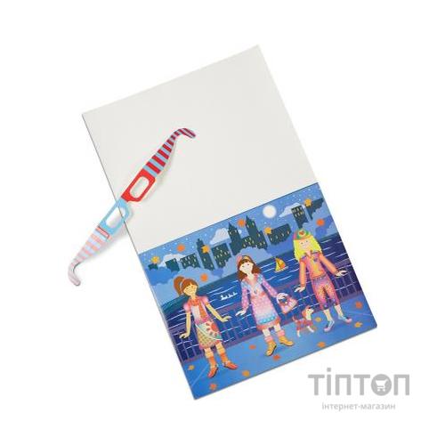 Набір для творчості Melissa&Doug Багаторазові 3D наліпки з окулярами Мода (MD9374)