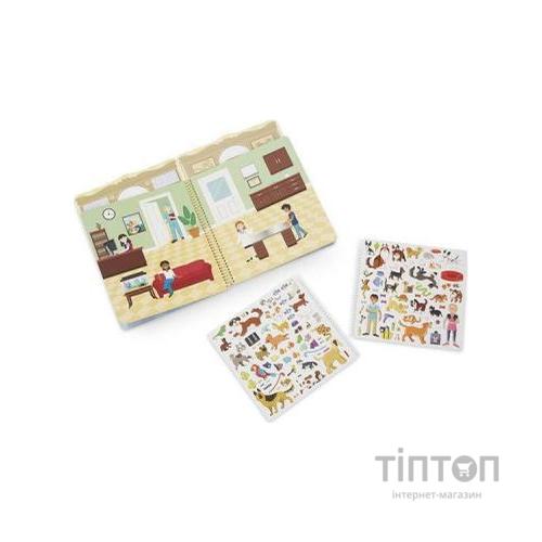 Набір для творчості Melissa&Doug Багаторазові наклейки Дім для тварин (MD19429)