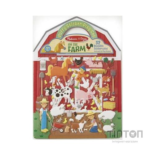 Набір для творчості Melissa&Doug Багаторазові наклейки Ферма (MD19408)
