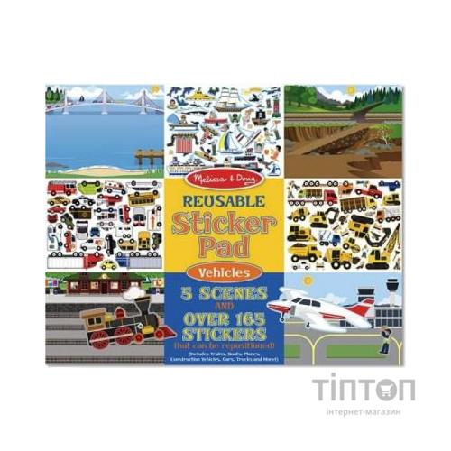 Набір для творчості Melіssa&Doug багаторазові наклейки 'Транспорт' (MD4199)