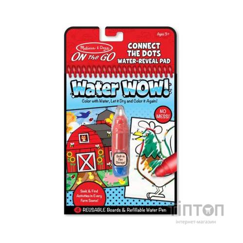 Набір для творчості Melissa&Doug Чарівна водна розмальовка по точках Ферма (MD9485)