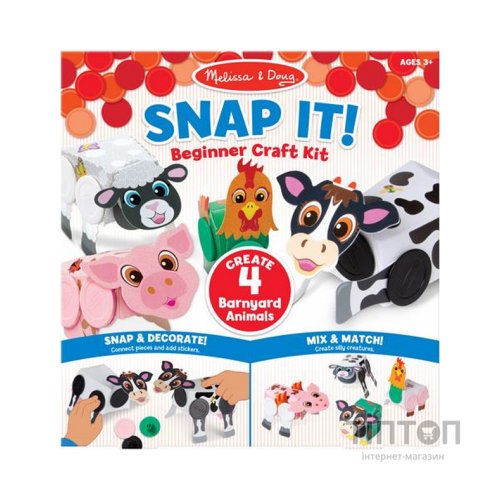 Набір для творчості Melissa&Doug Cільськогосподарські тварини (MD30196)