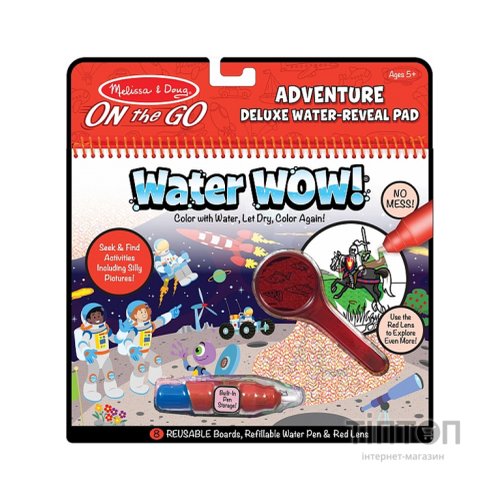 Набір для творчості Melissa&Doug Мега-водна чарівна розмальовка Пригоди (MD30172)