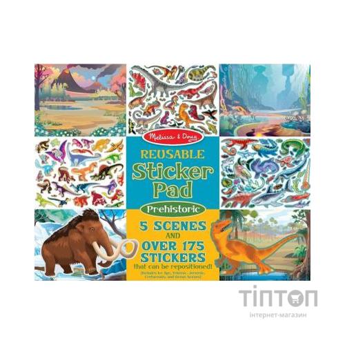Набір для творчості Melissa&Doug Набір багаторазових наліпок Доісторичний сві (MD9341)