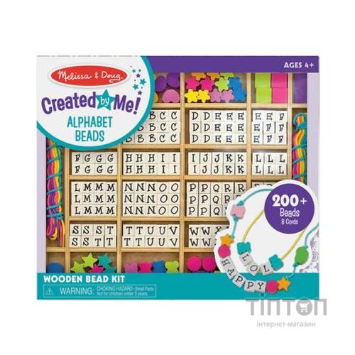 Набір для творчості Melissa&Doug Набір бусин Алфавіт (MD13774)