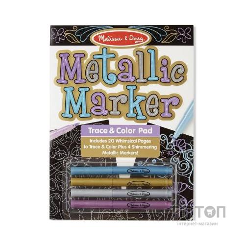 Набір для творчості Melissa&Doug Набір для малювання з металік-маркерами (MD9320)