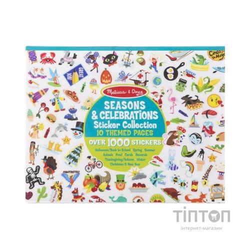 Набір для творчості Melissa&Doug Набір наліпок Сезони і свята (MD4215)