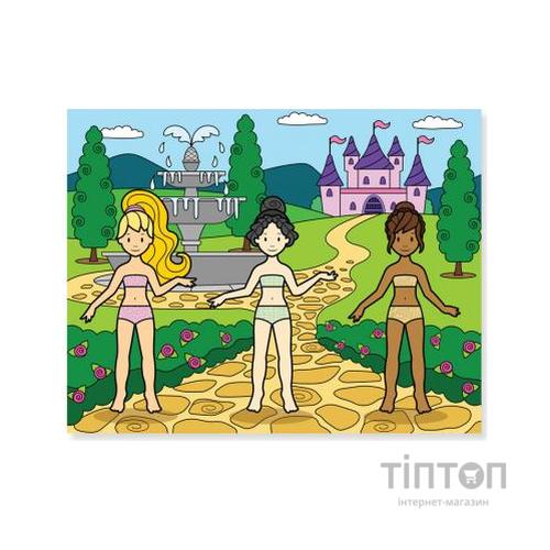 Набір для творчості Melissa&Doug Набір розмальовок-наліпок Модні наряди (MD9469)