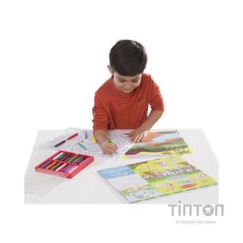 Набір для творчості Melissa&Doug Набір розмальовок-наліпок Тварини (MD9468)
