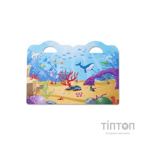 Набір для творчості Melissa&Doug об'ємні багаторазові наліпки Океан (MD30520)