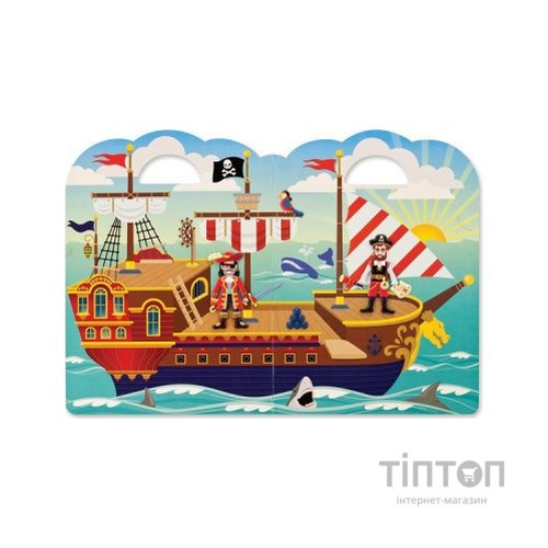 Набір для творчості Melissa&Doug Об'ємні багаторазові наліпки Пірати (MD9102)