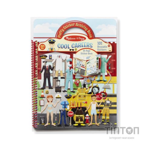 Набір для творчості Melissa&Doug Об'ємні багаторазові наліпки Професії (MD9426)