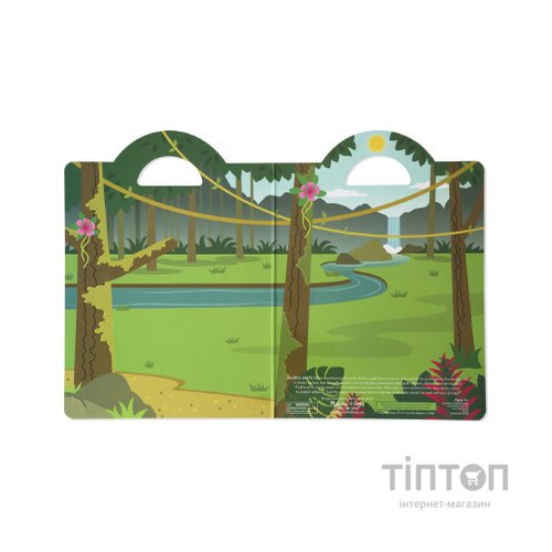 Набір для творчості Melissa&Doug Об'ємні багаторазові наліпки Сафарі (MD9106)