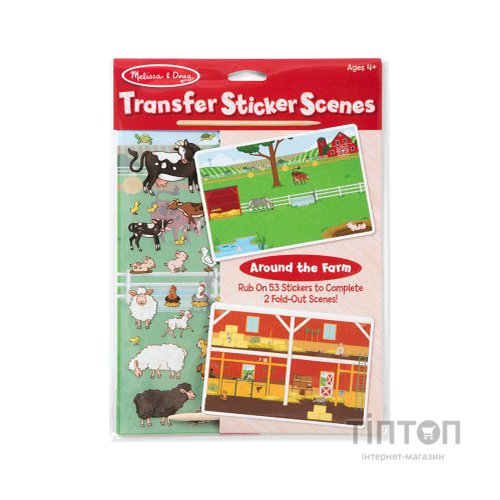 Набір для творчості Melissa&Doug Перевідні наліпки Ферма (MD9531)