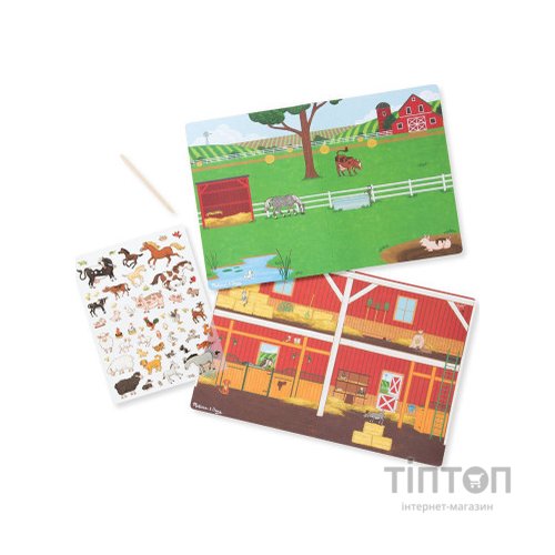 Набір для творчості Melissa&Doug Перевідні наліпки Ферма (MD9531)