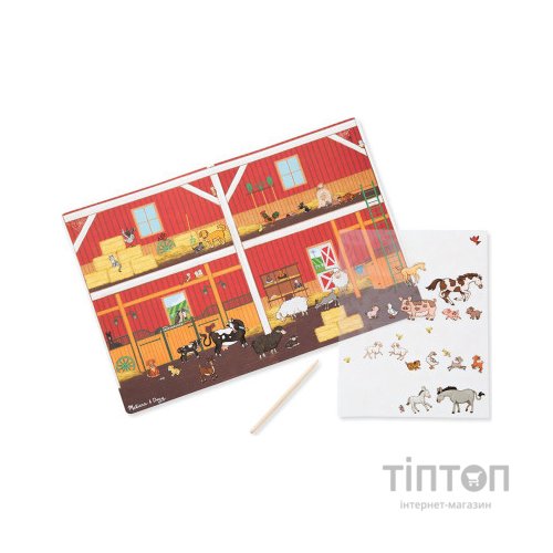 Набір для творчості Melissa&Doug Перевідні наліпки Ферма (MD9531)