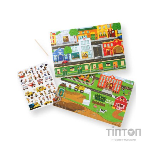 Набір для творчості Melissa&Doug Перевідні наліпки Навколо будинку (MD9530)