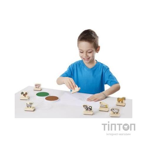 Набір для творчості Melissa&Doug Штампи Тварини на фермі (MD12390)