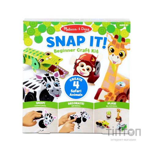 Набір для творчості Melissa&Doug Веселі тварини Сафарі (MD30190)