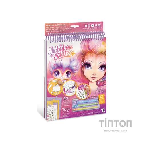 Набір для творчості Nebulous Stars Скетчбук: Петулія, мотиви лісу (11103)