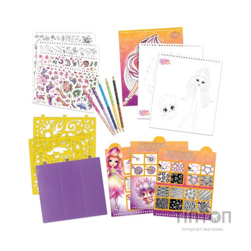 Набір для творчості Nebulous Stars Скетчбук: Петулія, мотиви лісу (11103)