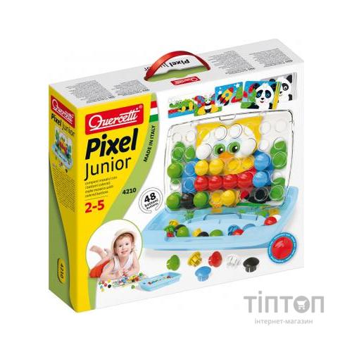 Набір для творчості Quercetti Мозаїка 48 великих фішок + дошка-кейс (4210-Q)