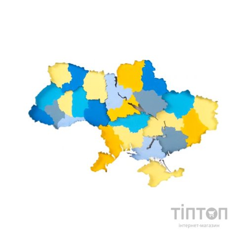 Набір для творчості Rosa Talent Картина 3D Мапа України ДВП 30х30 см (4823098531531)