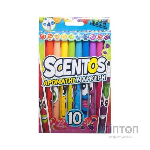Набір для творчості Scentos маркери Тонка лінія 10 кольорів (40720)