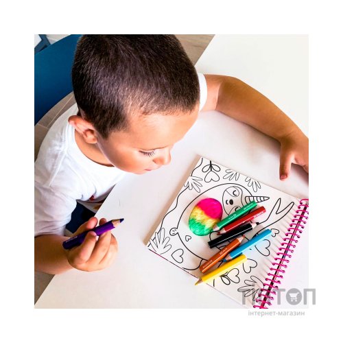 Набір для творчості Ses Книжка-розмальовка Пухнастики (0112S)