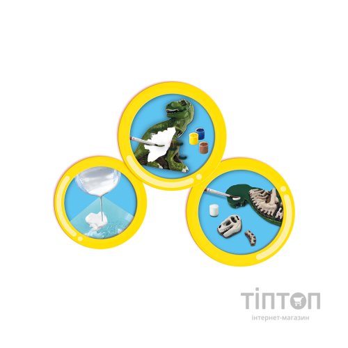 Набір для творчості Ses створення гіпсової фігурки Ті-Рекс зі скелетом (14206S)