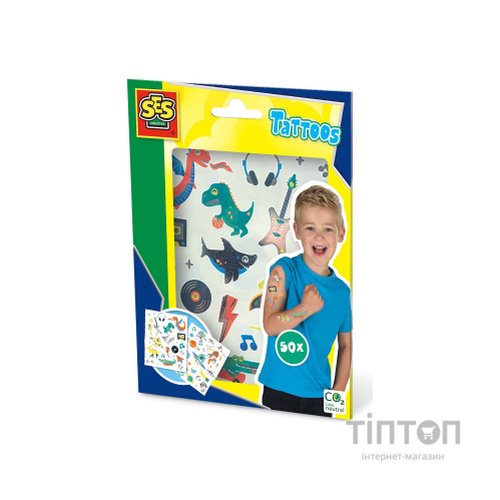Набір для творчості Ses тату-наліпок Металік (14281S)