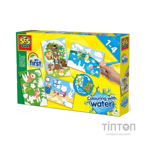 Набір для творчості Ses Водні малюнки Тварини (14456)