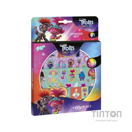Набір для творчості Totum Тролі. Набір стікерів (770201)