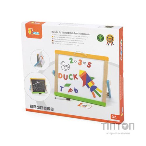 Набір для творчості Viga Toys дошка магнітно-маркерна на підставці (44545)