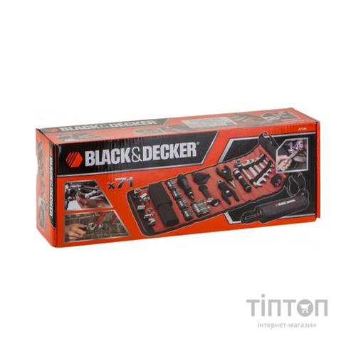 Набір інструментів Black&Decker автомобільний 71 предм. (A7144)