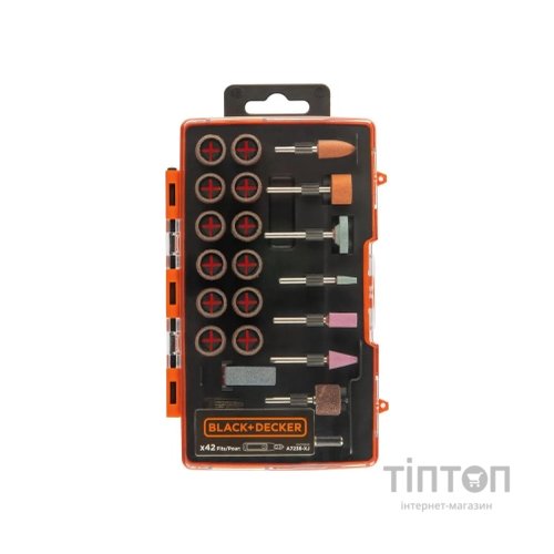 Набір інструментів Black&Decker для шліфування, різання, полірування та очищення, 42 од. (A7236)