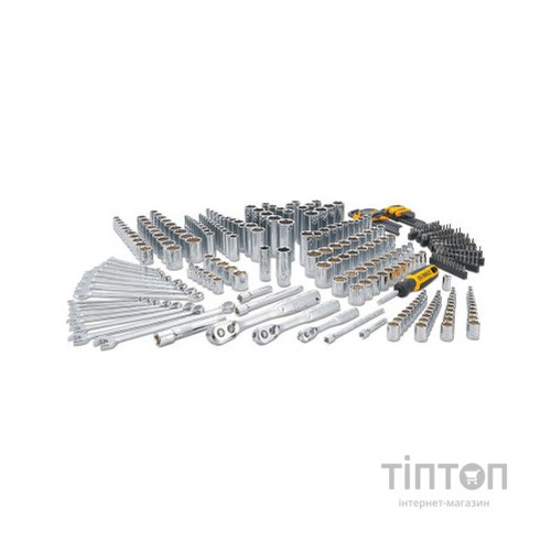 Набір інструментів DeWALT 1/4", 3/8", 1/2", 341 шт. (DWMT45341-1)