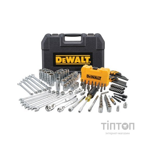 Набір інструментів DeWALT 1/4", 3/8", 142 шт. (DWMT73802-1)