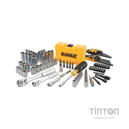Набір інструментів DeWALT 1/4" и 3/8", 108 шт. (DWMT73801-1)